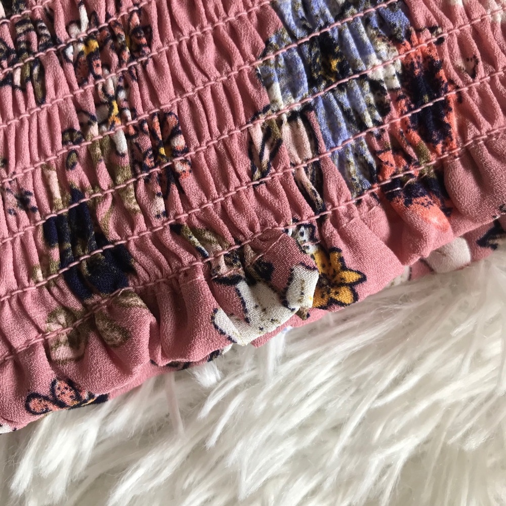 Ditsy Ribbed Top - Picture 6 of 9